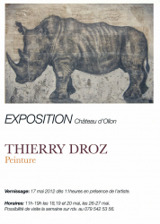 Exposition de Thierry Droz